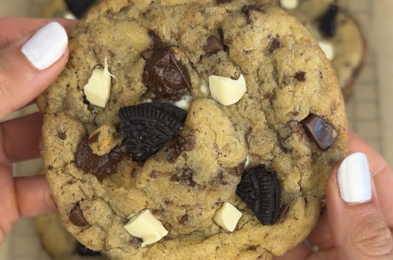 Crispy Oreo Chocolate Chip Cookies